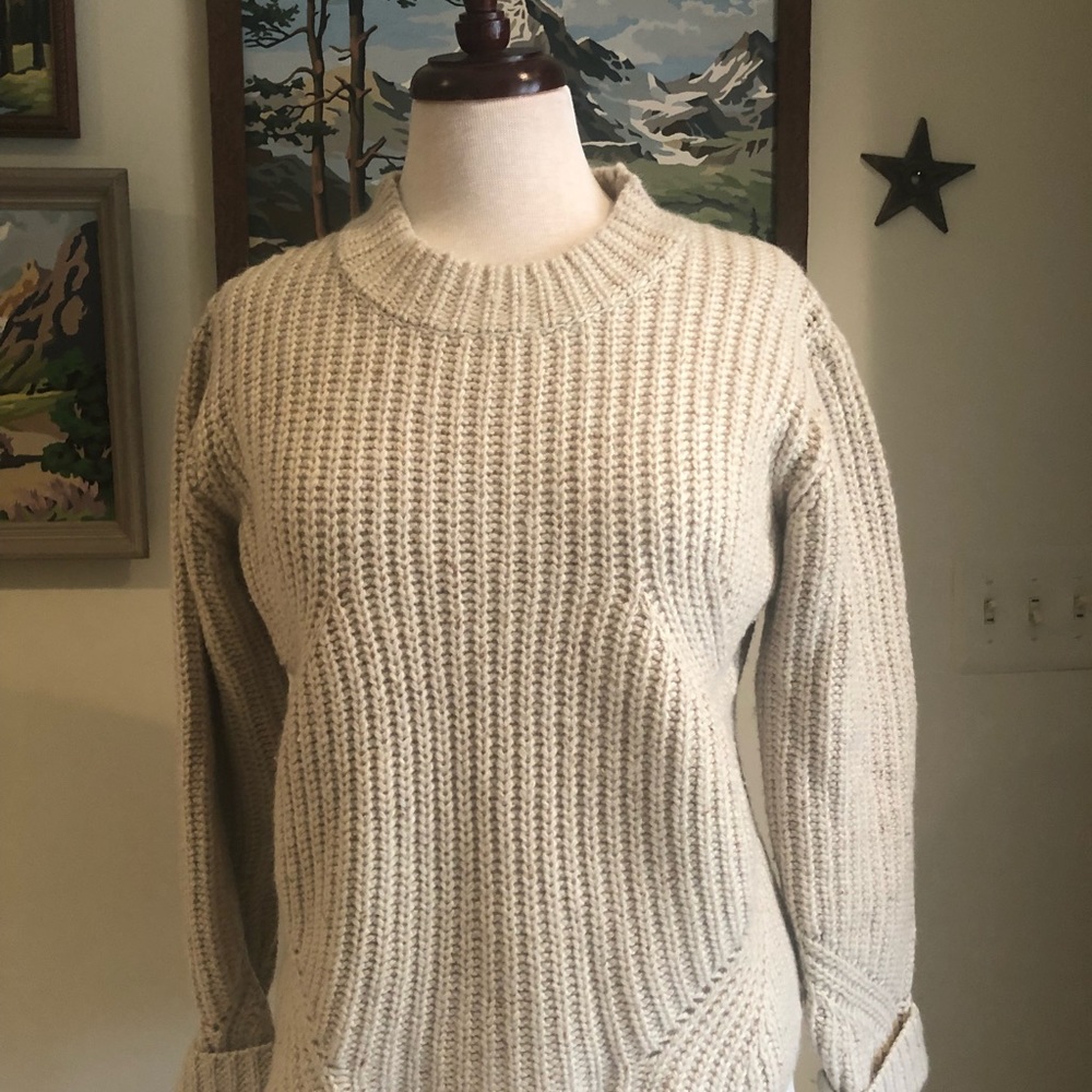 PrAna Chunky Knit Crop Sweater